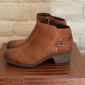 Teva Foxy Ankle Boots Booties Caramel 10